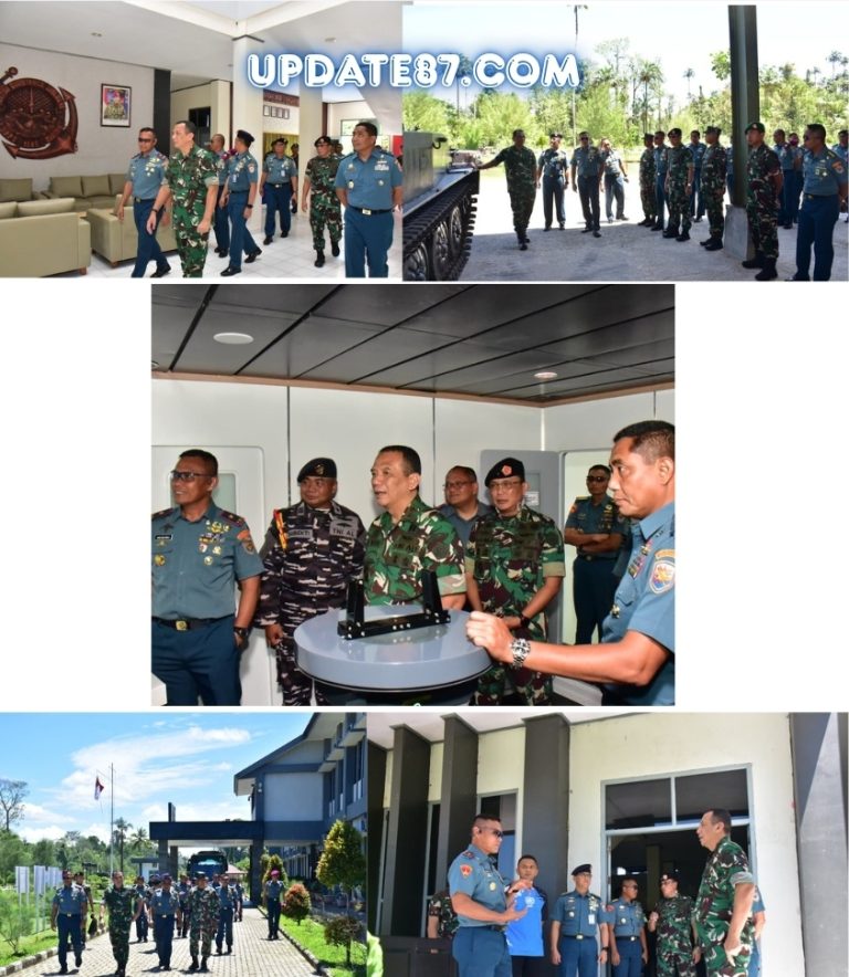 Perkuat Pengawasan dan Sinergi, Wairjen TNI dan Wadan Pasmar 3 Tinjau Fasilitas Koarmada III dan Pasmar 3