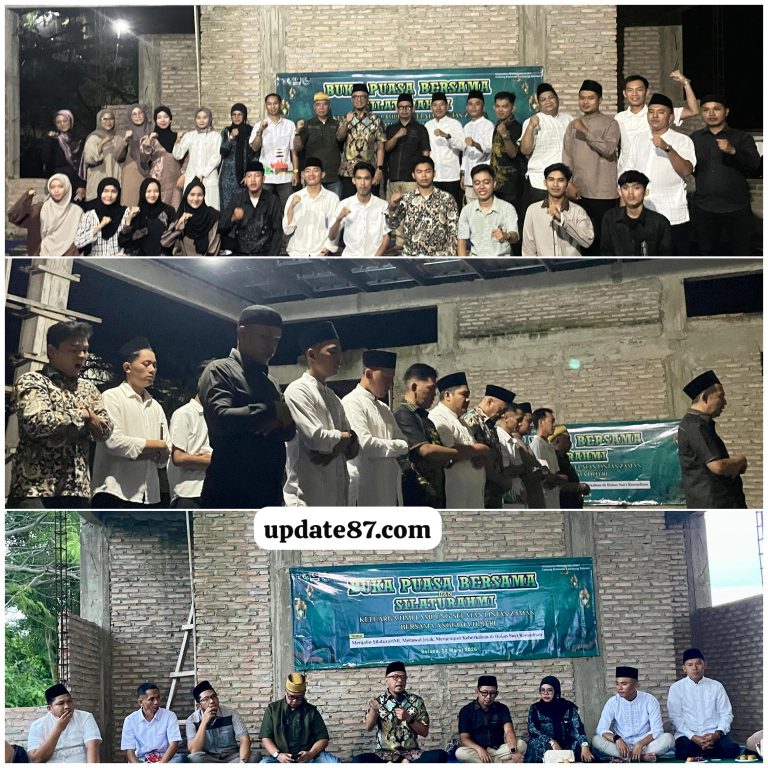 Keluarga Besar HMI Lampung Selatan Gelar Iftar dan Tarawih Bersama Anggota DPD RI di Lokasi Pembangunan Sekretariat Cabang Kalianda