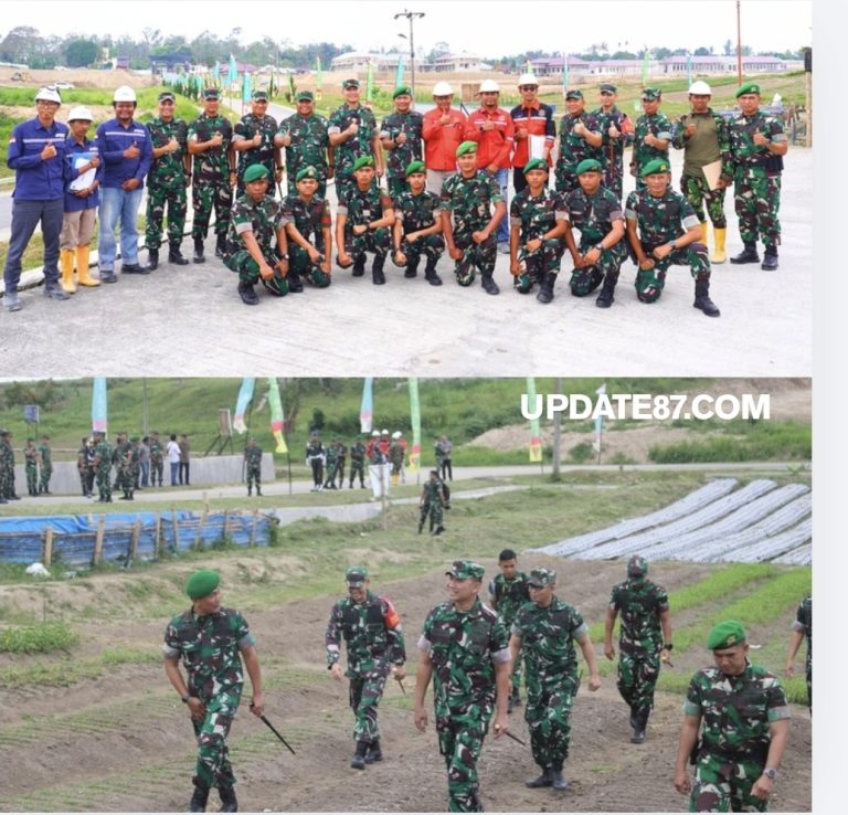 Pangdam I/BB Tinjau Marshalling Area Yonif TP 901/Suhul Gading, Kab .Simalungun