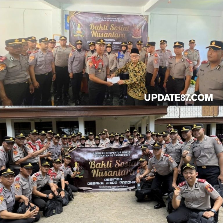 Sebagai wujud kepedulian terhadap sesama, Siswa SIP angkatan 55 tahun 2026 pengiriman Polda Metro Jaya melaksanakan kegiatan Bhakti Sosial