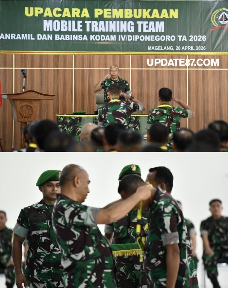 Pusterad Gelar Mobile Training Team TA 2026 di Magelang