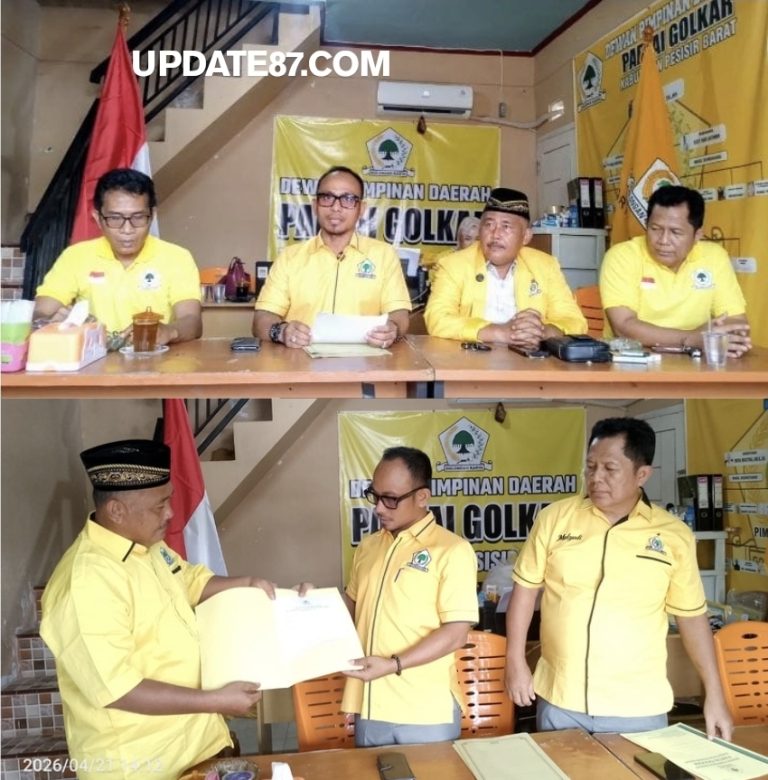 Panitia Musda Ke- III Resmi Buka Pendaftaran Bacalon Ketua DPD Partai Golkar Kabupaten Pesisir Barat