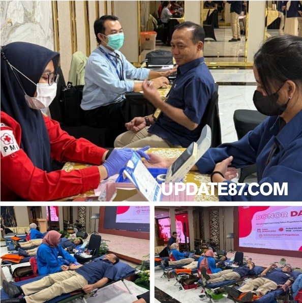Bertajuk “JakOne Sehat”, Pegadaian Kanwil VIII Jakarta 1 Gelar Donor Darah Peringati HUT ke-125