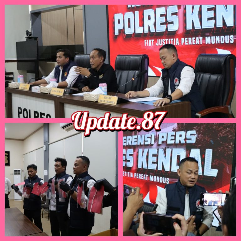 Satresnarkoba Polres Kendal Ungkap Kasus Obat Terlarang, Pelaku Terancam 12 Tahun