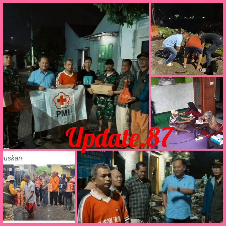Fokopimcam Ngaliyan Gercep tangani Pasca Banjir di kecamatan Ngaliyan semarang