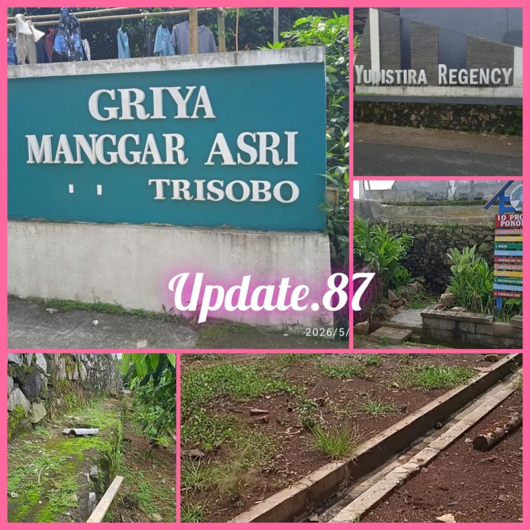 Diduga ada faktor pembiaran Talud Perumahan Griya Manggar Asri Trisobo, rembes/Bocor, Warga perumahan Yudistira 4 Resah