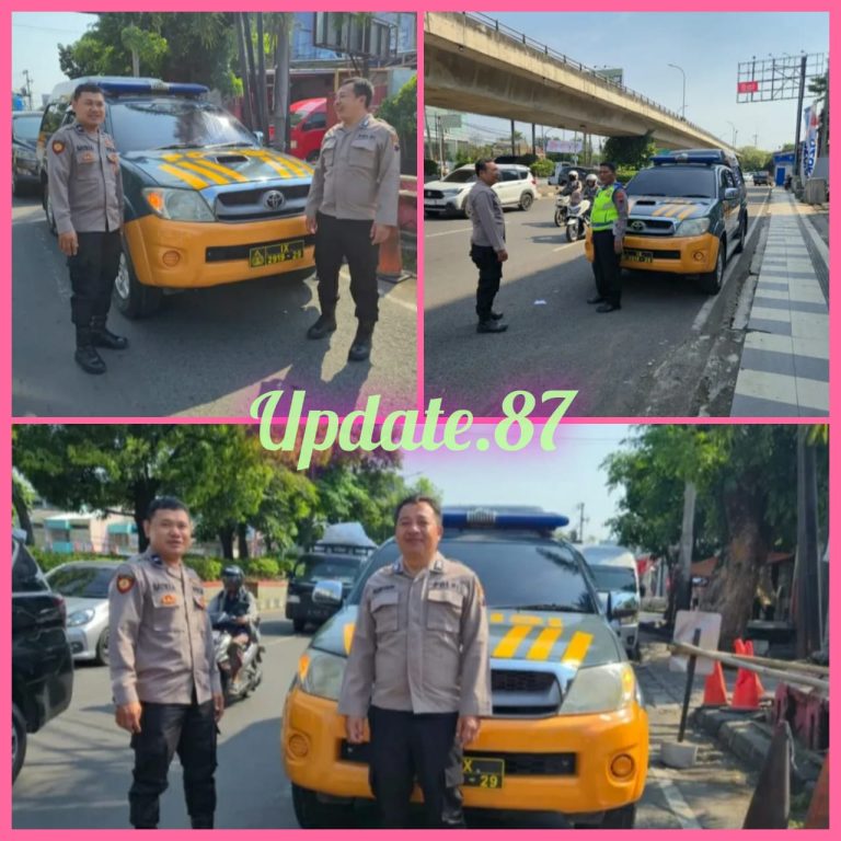 Polsek Semarang Barat Gelar Patroli Blue Light Patrol, Cegah Dini Kejahatan 3C dan Gangguan Kamtibmas