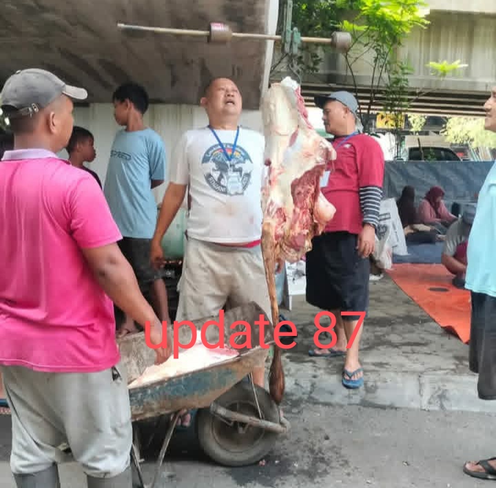 Amankan Prosesi Idul Adha, Muspikel Monitoring Penyembelihan Hewan Qurban