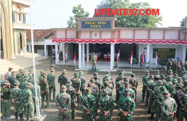 Dansatgas Pimpin Apel Pagi Personel Satgas TMMD KE 128 Kodim 0718/Pati