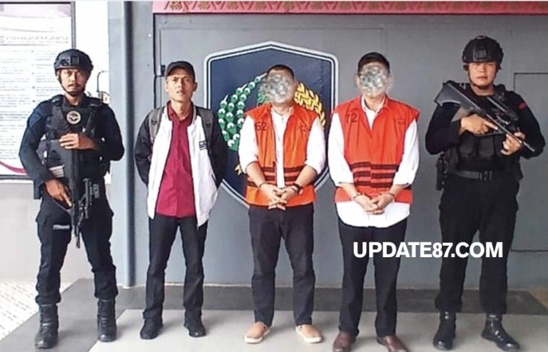 Detasemen Gegana Satbrimob Polda Sumsel Laksanakan Pengawalan dan Pengamanan Sidang Tindak Pidana Korupsi Tahanan KPK di Pengadilan Negeri Kelas IA Palembang