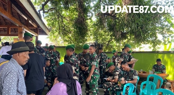 Potret Humanis Satgas TMMD di Tengah Kebersamaan Warga Desa Godo