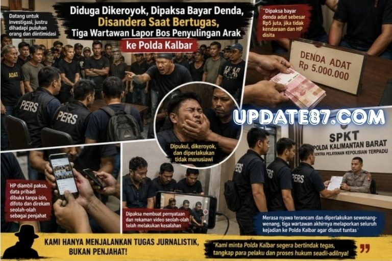 Kasus Kekerasan terhadap Wartawan Terjadi di Kubu Raya, Korban Resmi Lapor Polda Kalbar