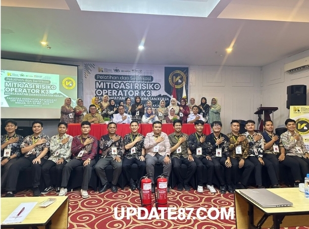 Cetak SDM Unggul di Bidang K3, FKM UIN Sumut Gelar Pelatihan dan Sertifikasi Mitigasi Risiko